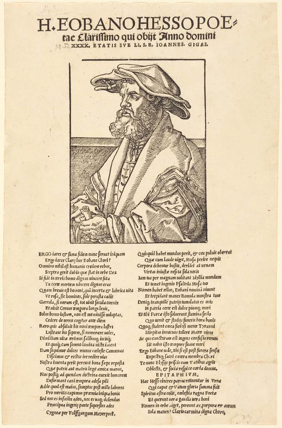 Helius Eobanus Hessus by Albrecht Dürer