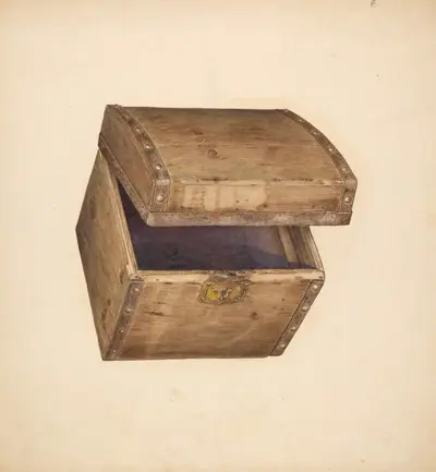 Hat Box - Wood
