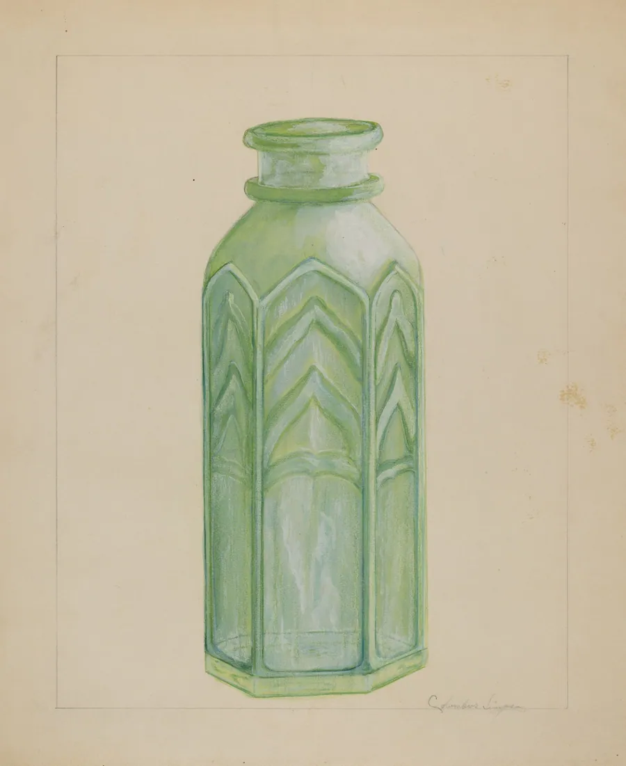 Jersey Milk Bottle by Columbus Simpson