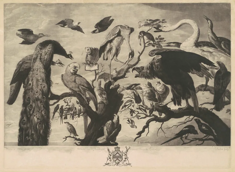 A Concert of Birds by Richard Earlom