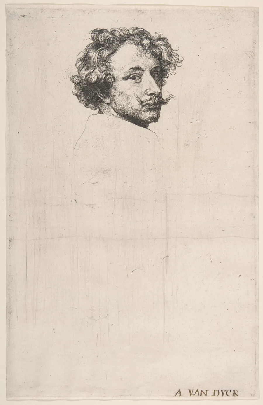 Self-Portrait, from "The Iconography" by Anthony van Dyck