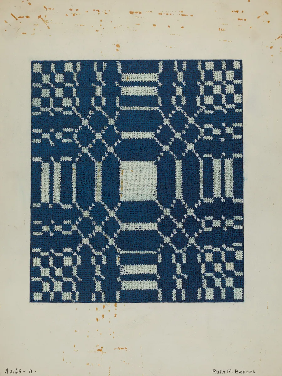 Coverlet by Ruth M. Barnes