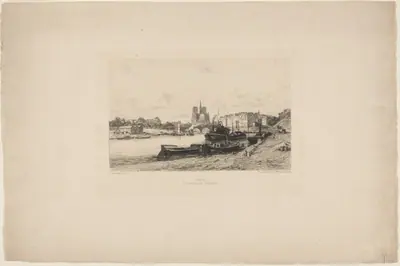 Paris: Vue prise du pont d'Austerlitz (Paris: View Taken from the Pont d'Austerlitz)