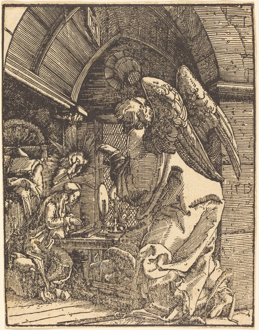 The Annunciation by Albrecht Altdorfer