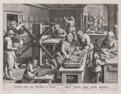 Sculptura in Aes, The Workshop of an Engraver