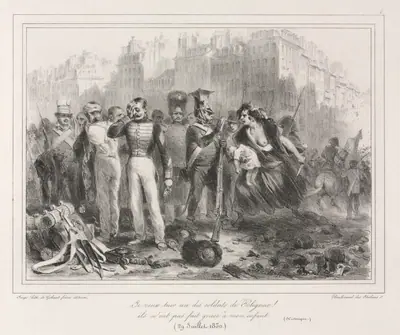 Album of 1831: I want to kill one of Polignac's soldiers. They did not spare my child (Historic)