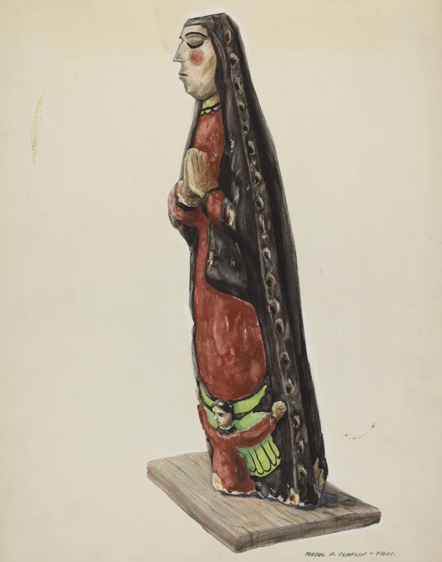 Our Lady of Guadalupe (Bulto) by Majel G. Claflin