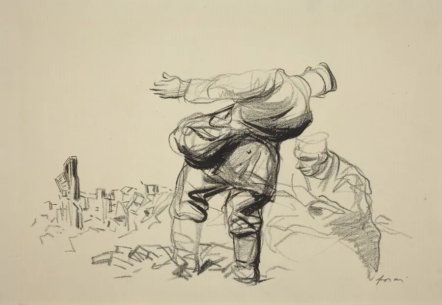 The Empire Destroys, The Republic Pays by Jean-Louis Forain