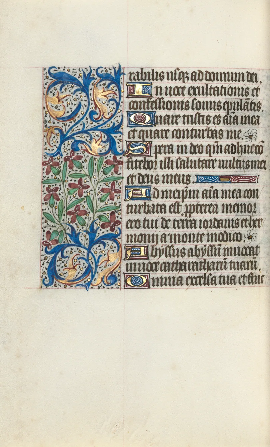 Book of Hours (Use of Rouen): fol. 129v by Master of the Geneva Latini