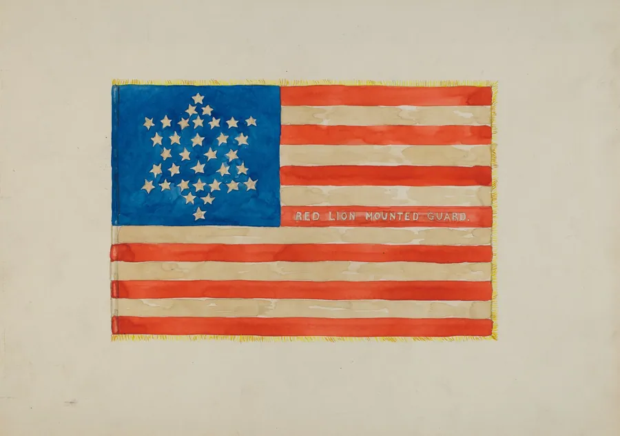 Flag: Civil War by Edward Grant