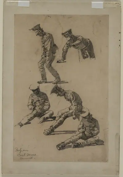 Five Studies of a Soldier