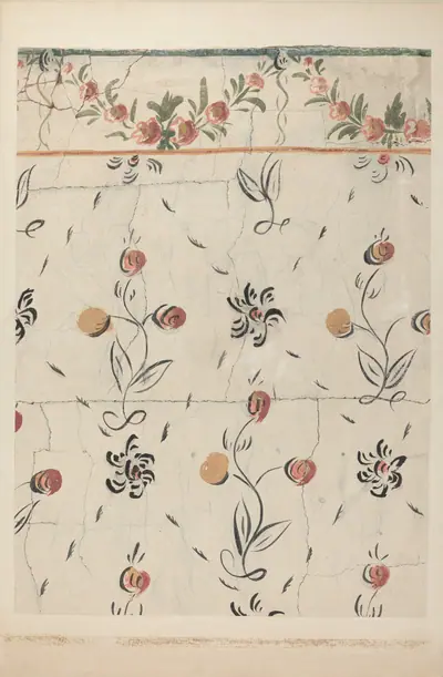 Hand Painted Wall (Detail)
