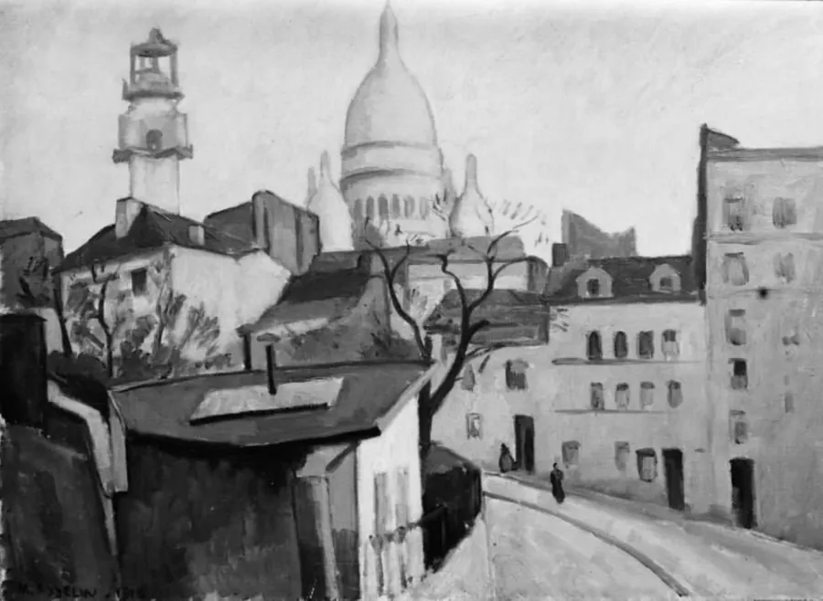 Udsigt mod Sacré-Coeur by Maurice Asselin