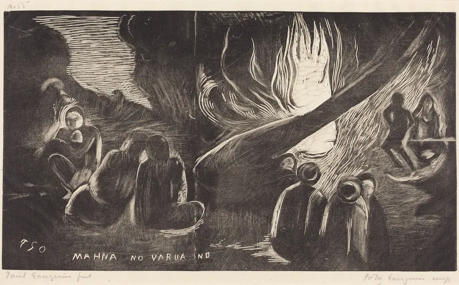 Mahna no Varua Ino (The Devil Speaks) by Paul Gauguin