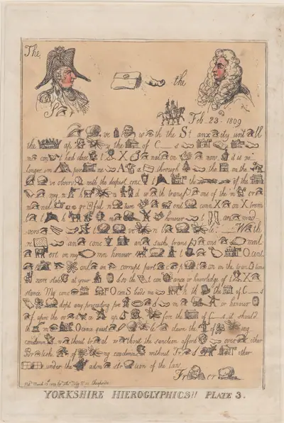 Yorkshire Hieroglyphics, Plate 3