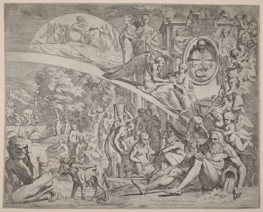 An Allegory in Honor of Innocent X by Pietro Testa