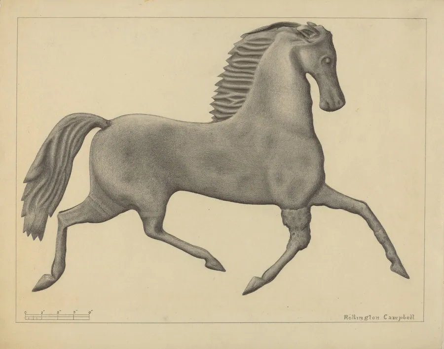 Horse Weather Vane by Rollington Campbell
