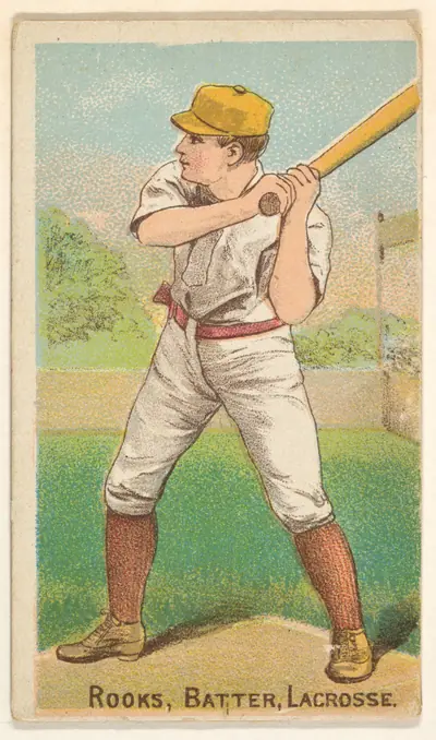 Rooks, Batter, Lacrosse, from the Gold Coin series (N284) for Gold Coin Chewing Tobacco