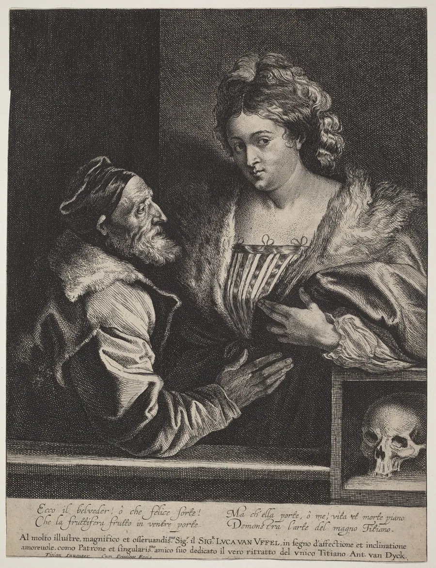 Titian's Mistress by Sir Anthony van Dyck