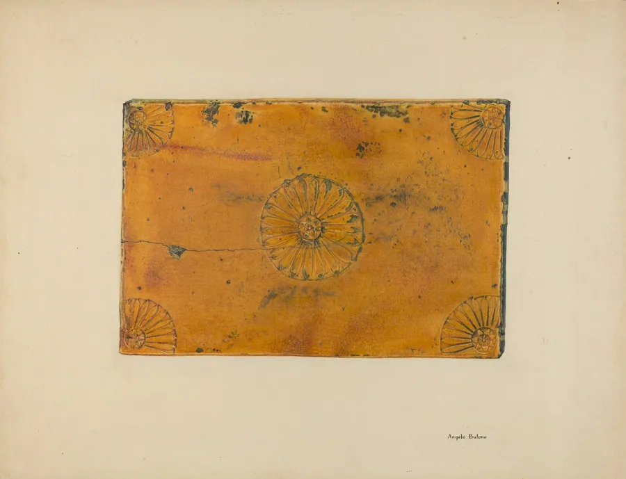 Zoar Fireplace Tile by Angelo Bulone