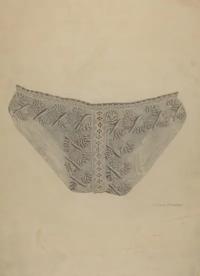 Cutwork Lace Bib