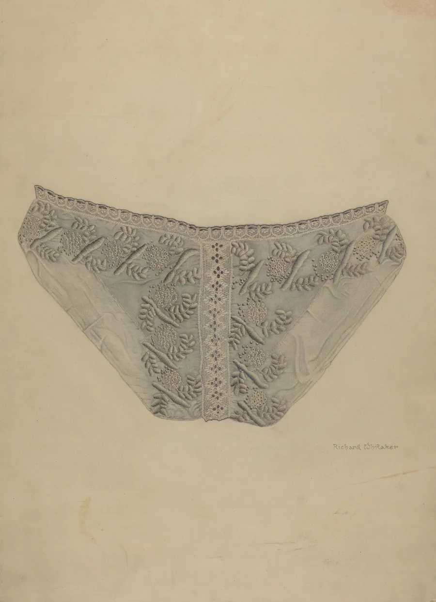 Cutwork Lace Bib by Richard Whitaker