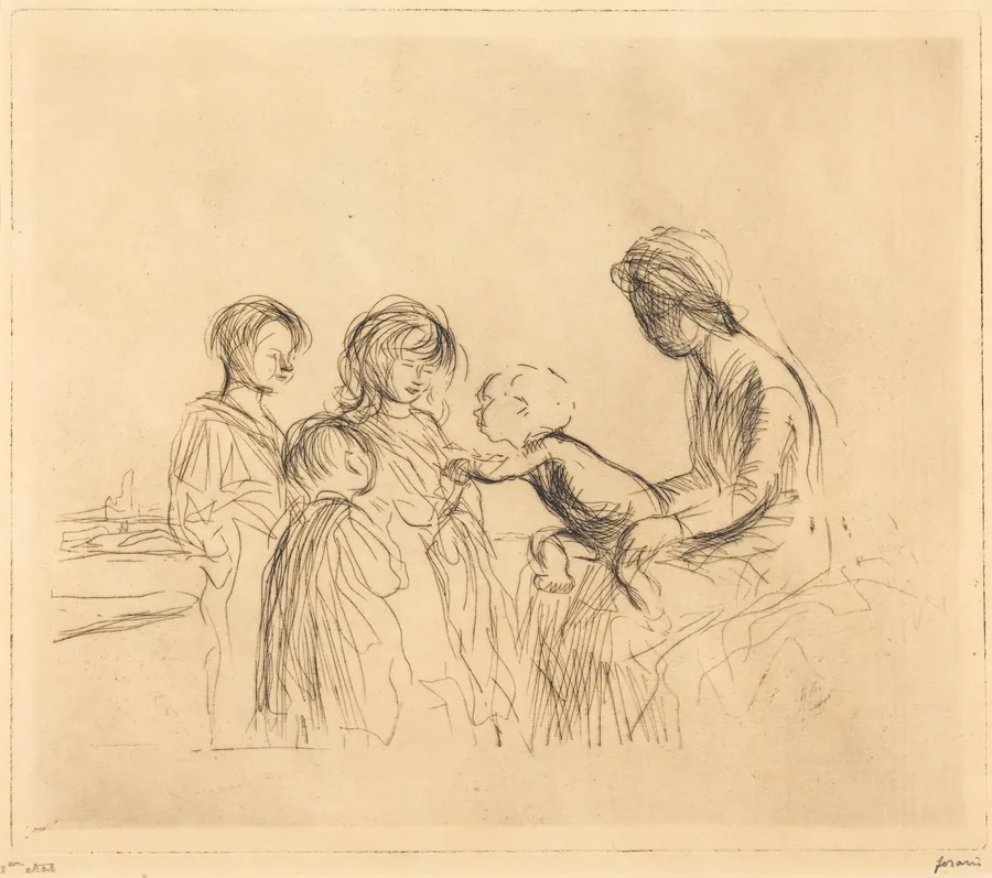 La madone et les enfants (The Madonna and the Children) by Jean-Louis Forain