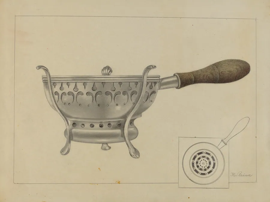 Silver Brazier by Horace Reina