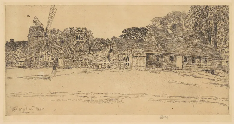 The Heart of Easthampton by Childe Hassam