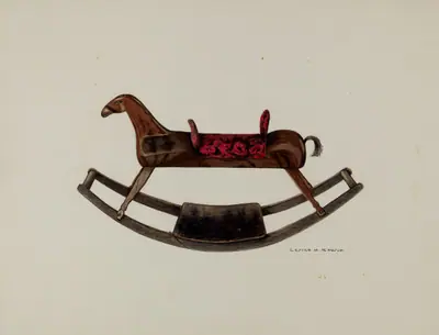 Wooden Rocking Horse