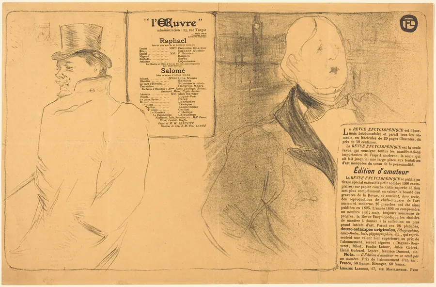Raphaël; Salomé by Henri de Toulouse-Lautrec