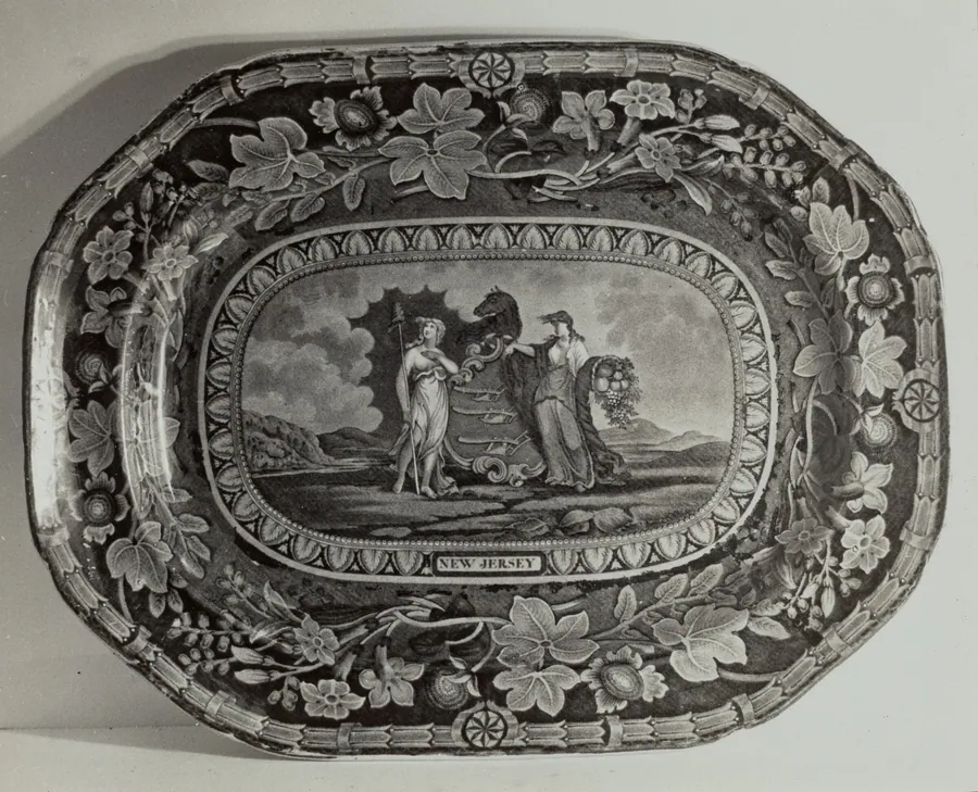 Plate - "New Jersey Arms" by Helmut Hiatt