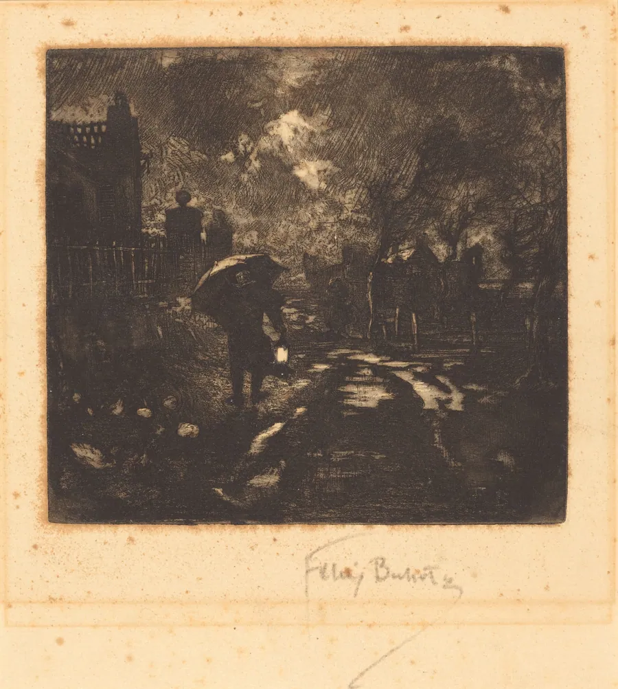 La Ronde de Nuit (Night Patrol) by Félix-Hilaire Buhot
