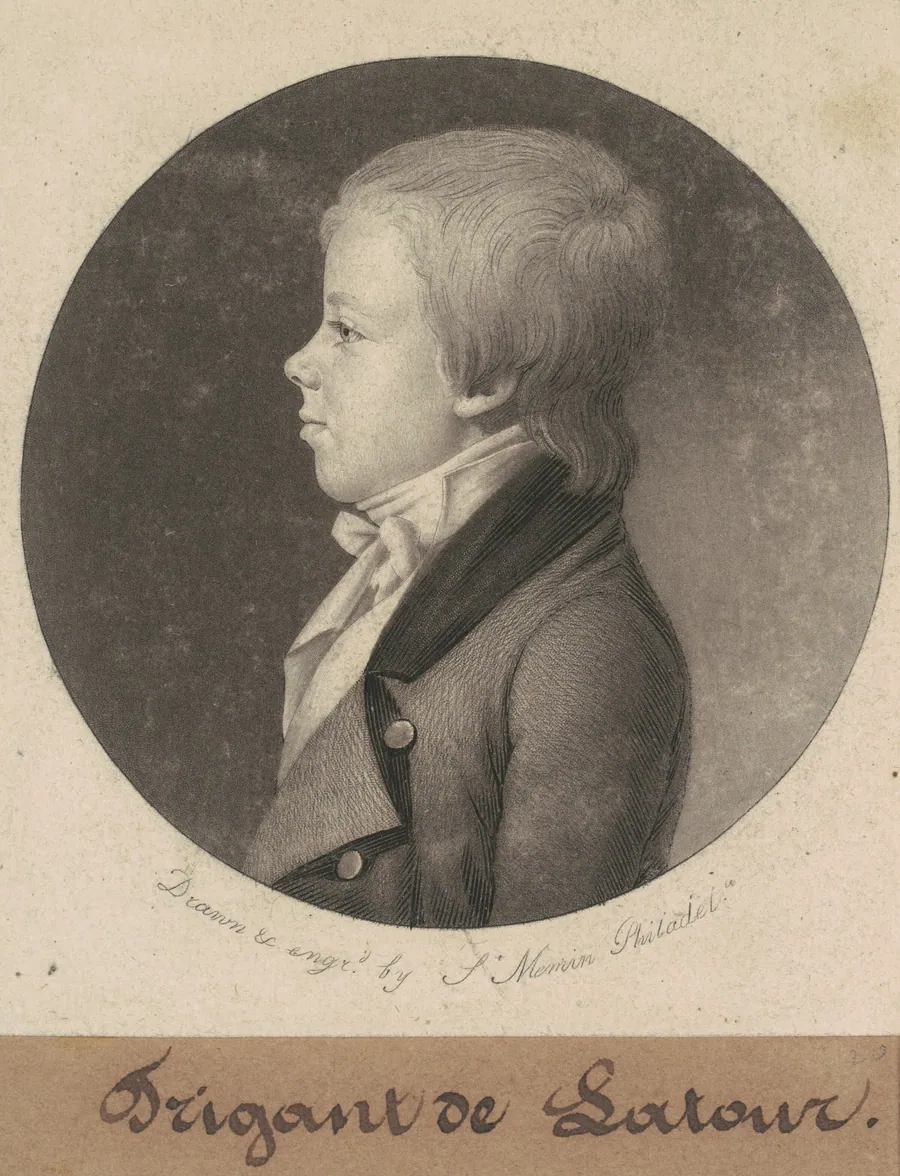 Trigant de la Tour by Charles B. J. Févret de Saint-Mémin
