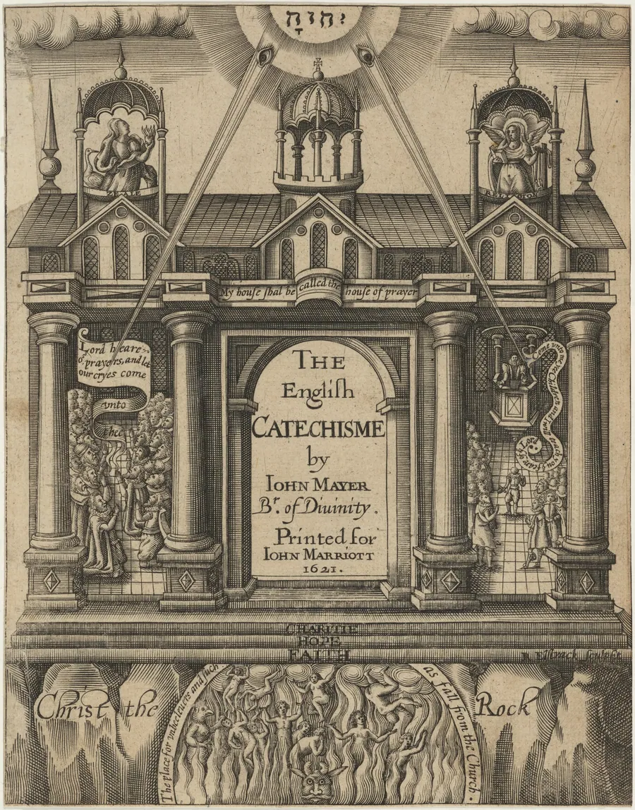 Title Page. English Catechisme by John Mayer by Renold Elstrack