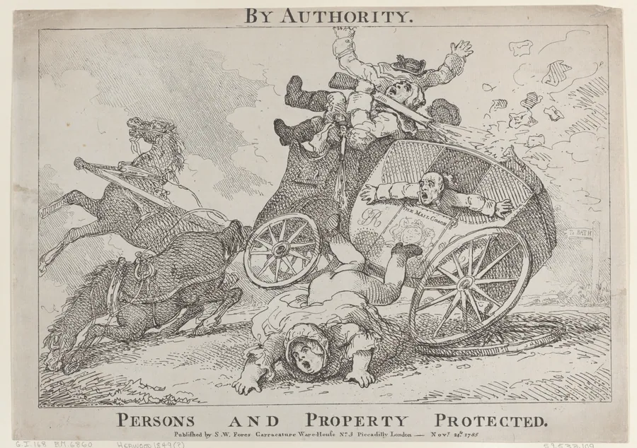 By Authority. Persons and Property Protected by Thomas Rowlandson