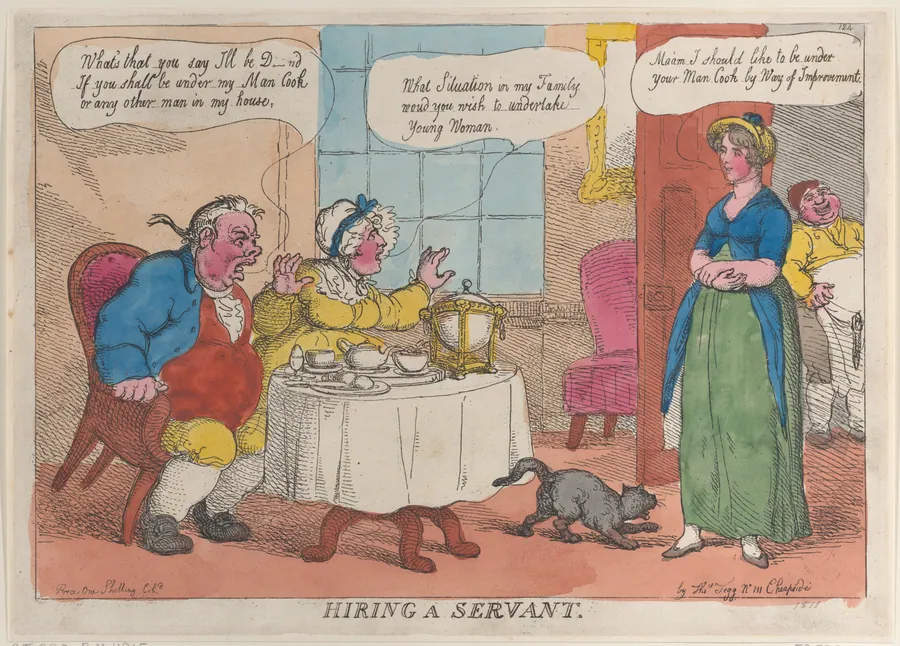Hiring a Servant by Thomas Tegg