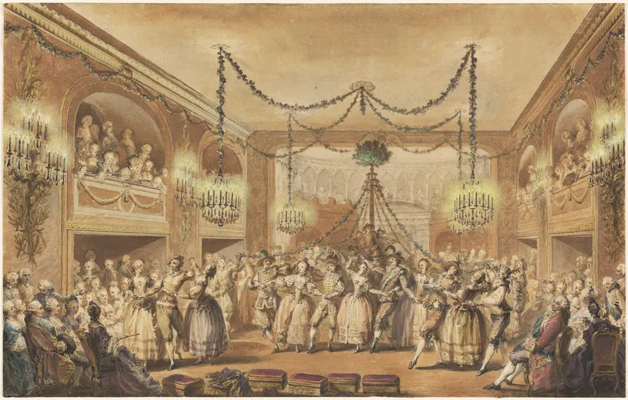 May Ball by Jean-Michel Moreau the Younger