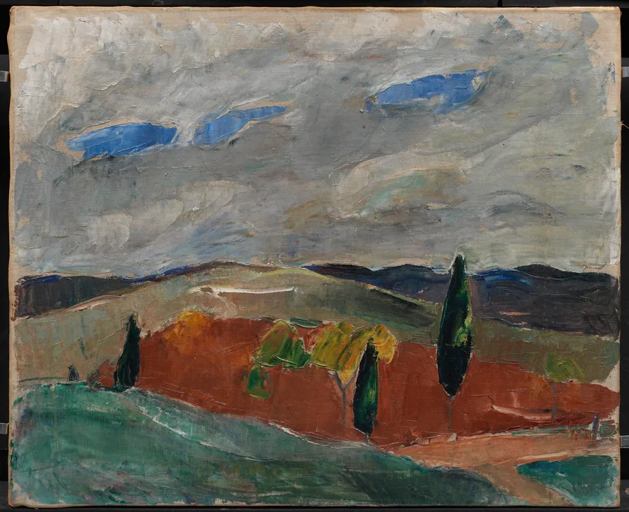 Kirkegårdsvejen i Toledo by J.A. Jerichau (II)