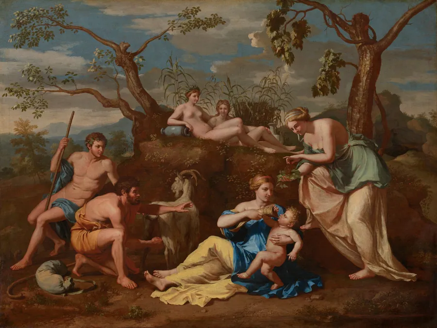 Nymphs Feeding the Child Jupiter by Anonymous Artist