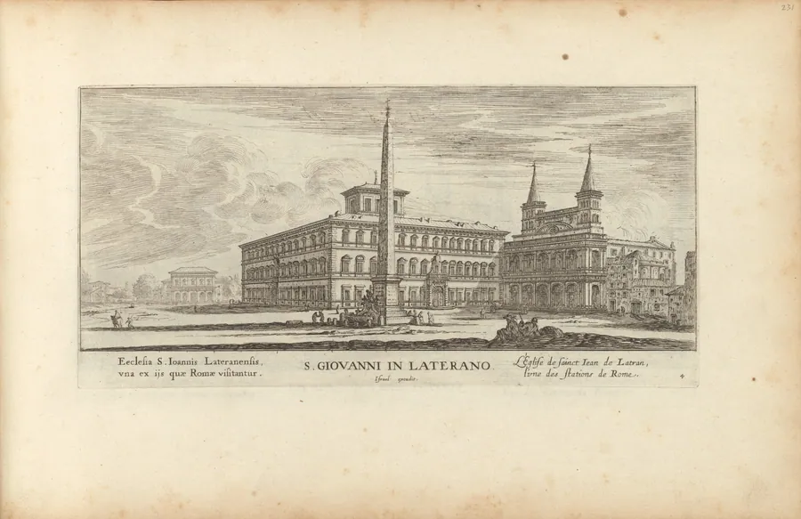 S. Giovanni in Laterano by Israël Silvestre