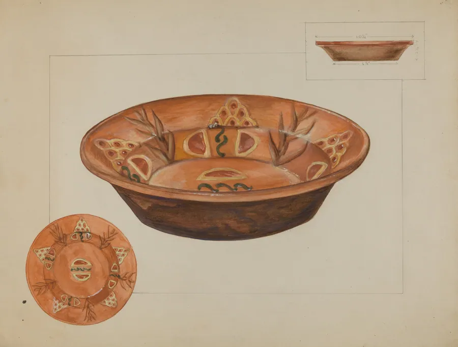 Pa. German Deep Dish by Agnes Karlin