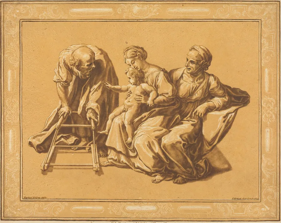 The Holy Family by Elisha Kirkall
