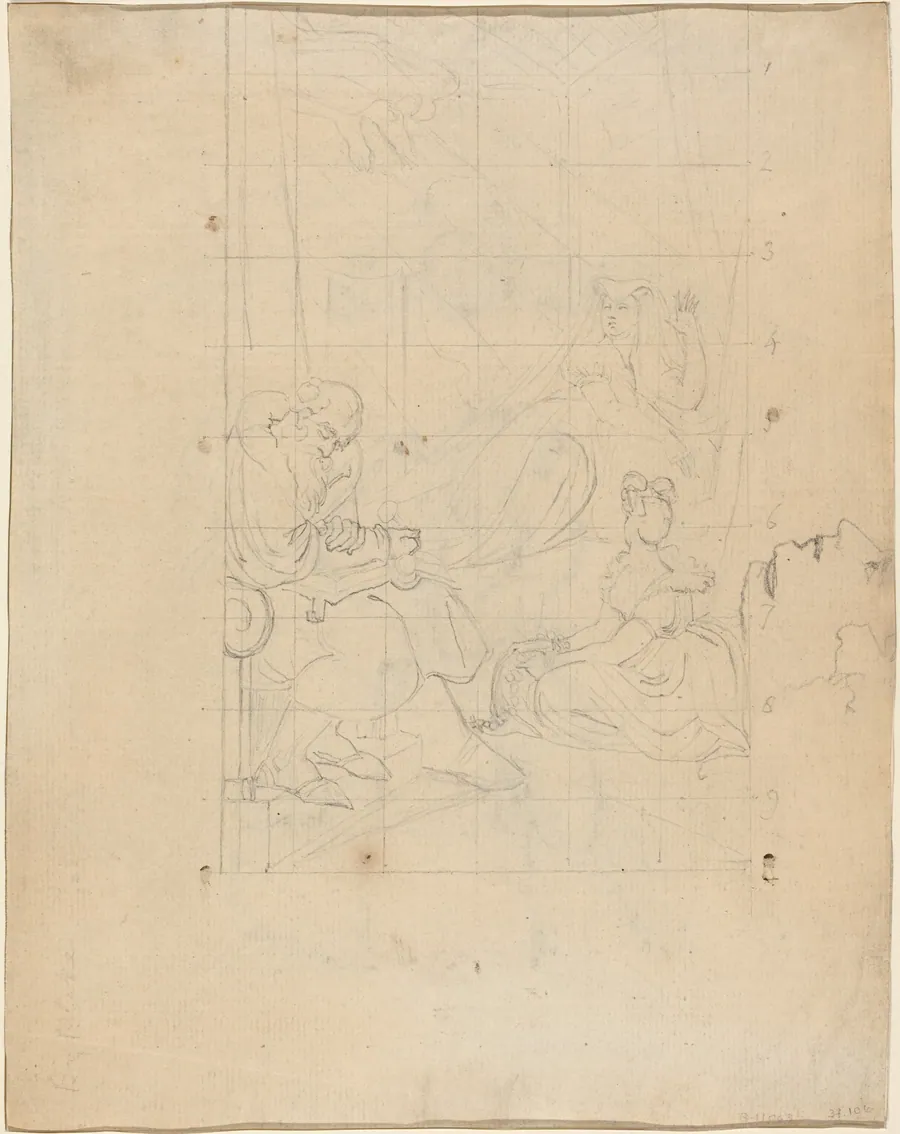 Queen Katherine's Dream [recto] by William Blake