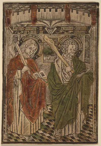 Saint Matthias and Saint Jude with Articles from the Credo