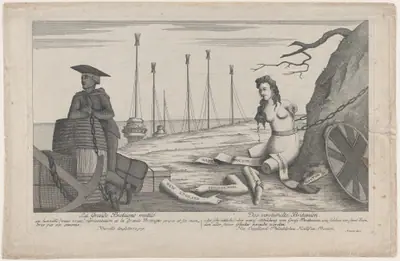 La Grand Bretagne Mutilé; Das Verstümelte Britanien [Great Britain Mulitated]