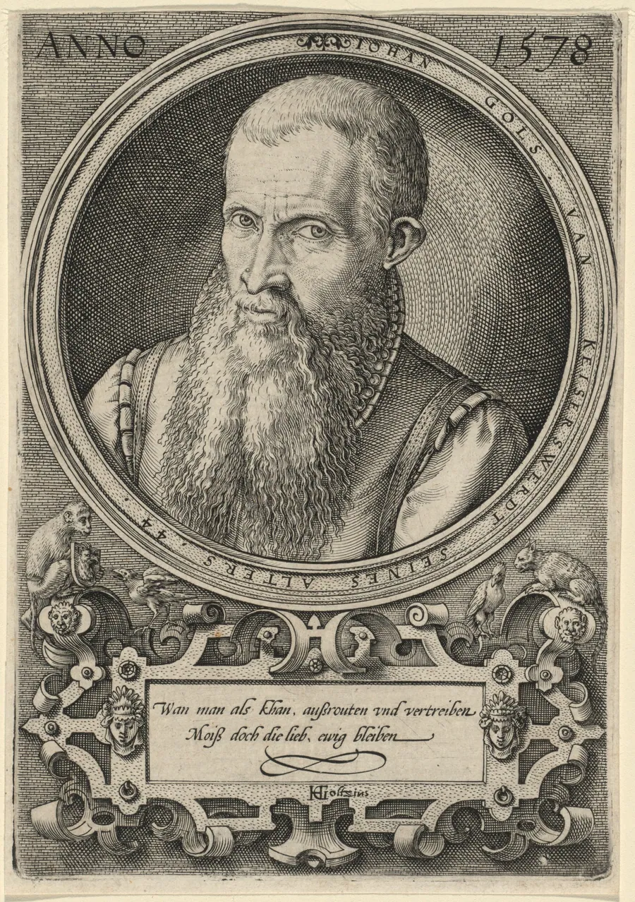 Johan Gols [The Artist's Father] by Hendrick Goltzius