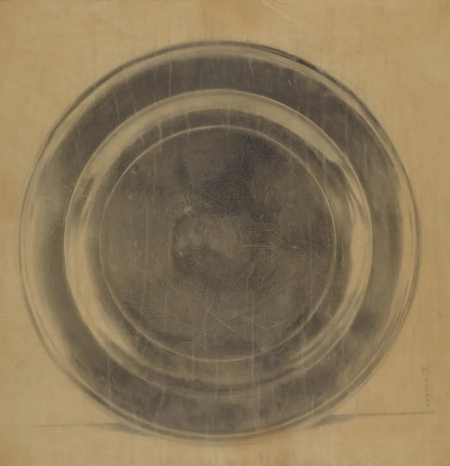 Pewter Platter by Harry Goodman