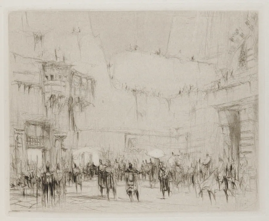 Herodias: Page 19, The ramparts were thronged with people when Vitellius entered the castle gates by William Walcot