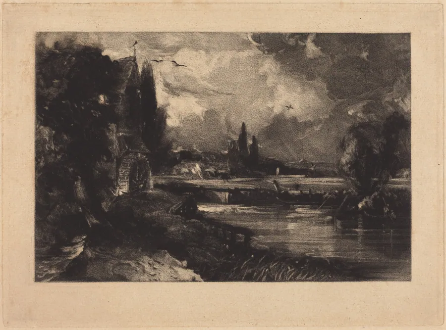 Mill near Colchester by David Lucas